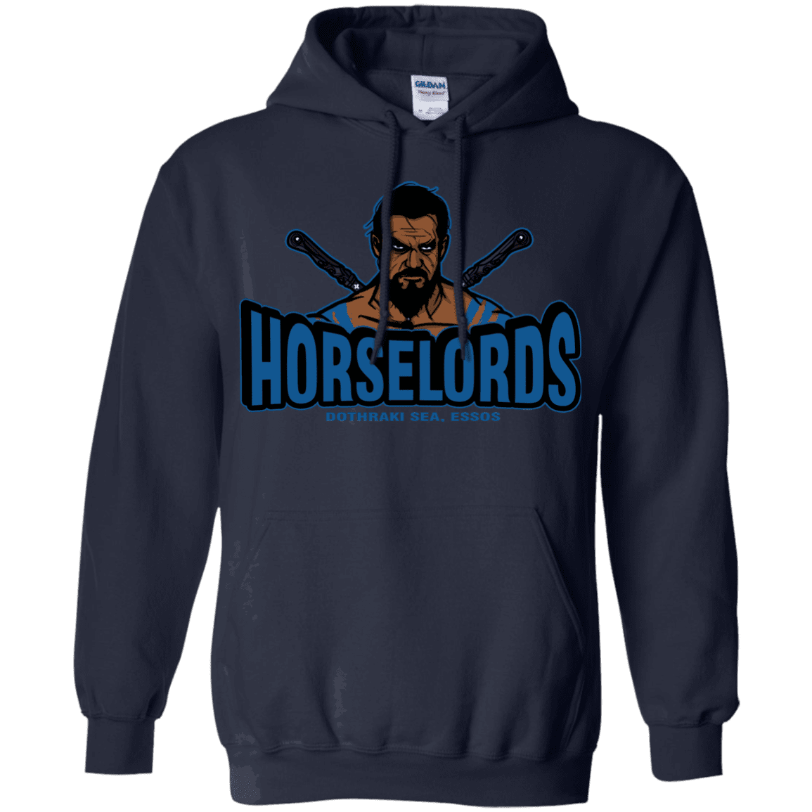 Sweatshirts Navy / S Horse Lords Pullover Hoodie