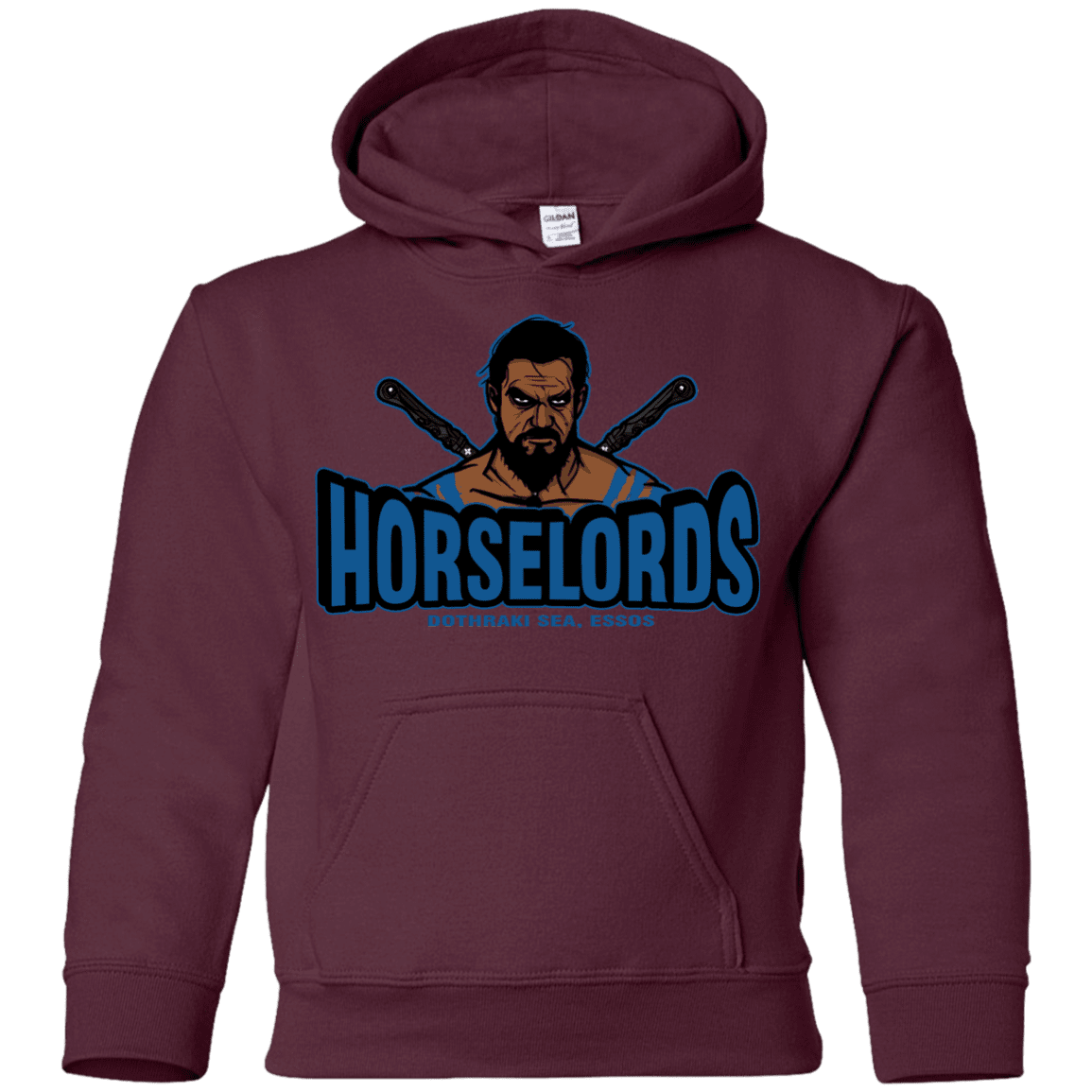 Sweatshirts Maroon / YS Horse Lords Youth Hoodie