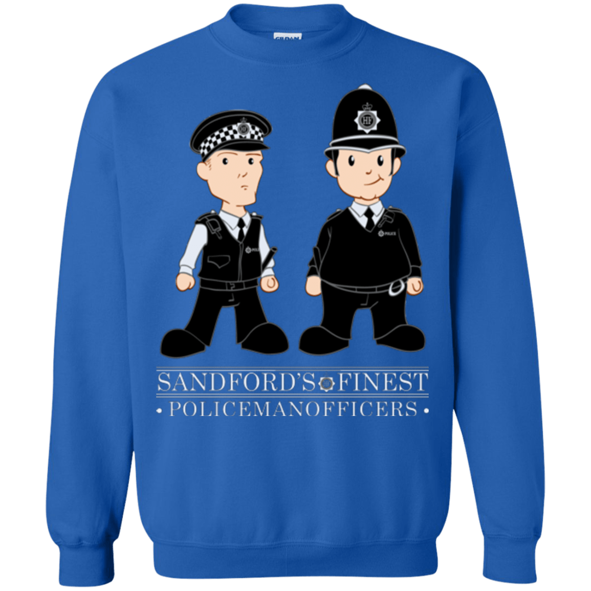 Sweatshirts Royal / Small Hot Fuzz Crewneck Sweatshirt