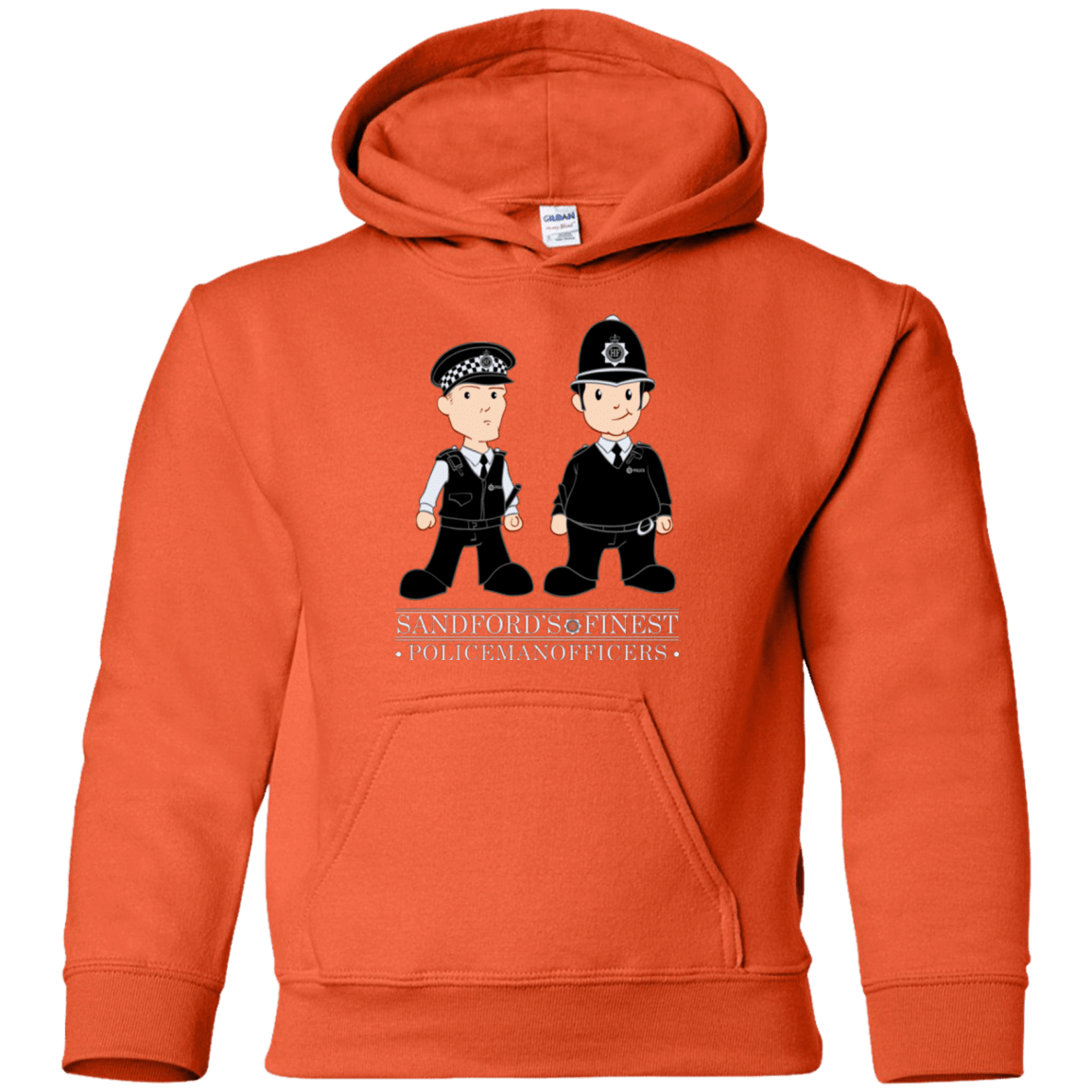 Sweatshirts Orange / YS Hot Fuzz Youth Hoodie
