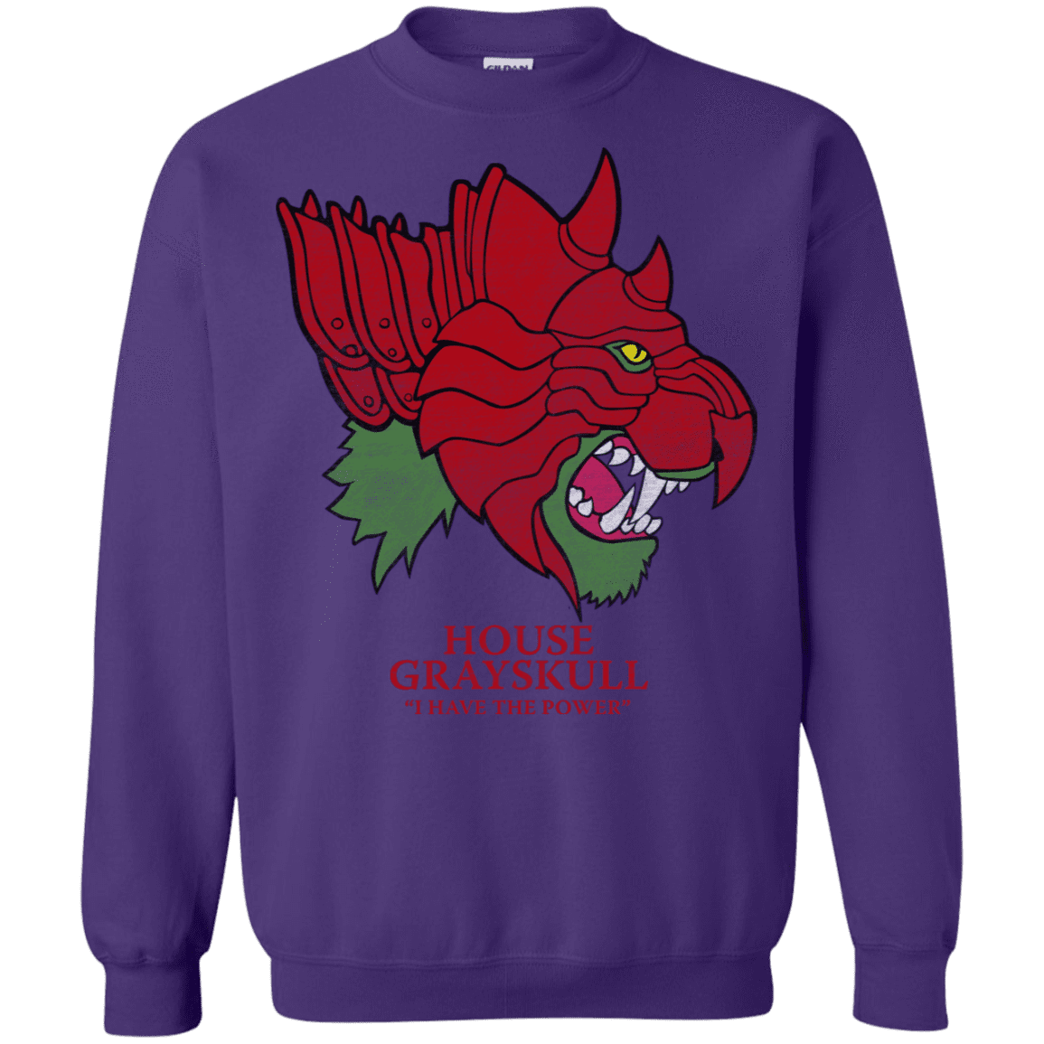 Sweatshirts Purple / S House Grayskull Crewneck Sweatshirt