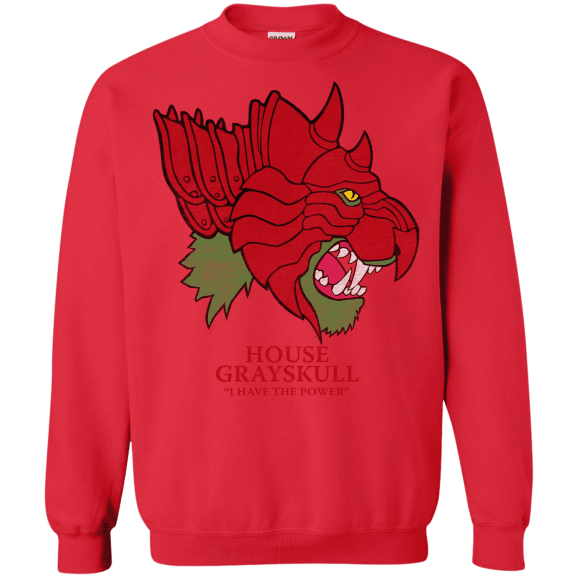 Sweatshirts Red / S House Grayskull Crewneck Sweatshirt