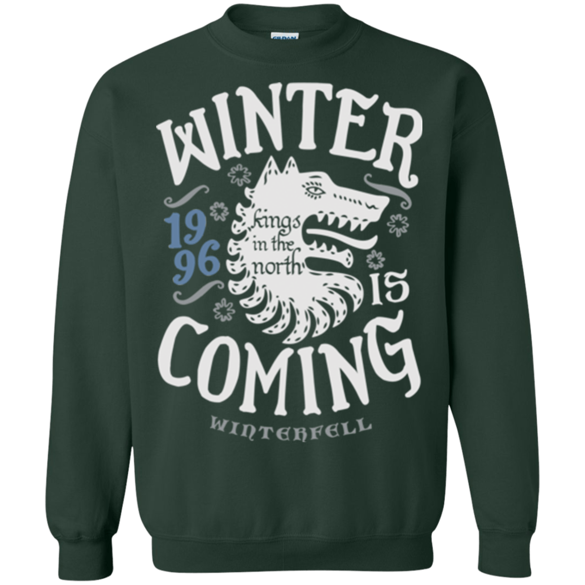 Sweatshirts Forest Green / Small House in the North Crewneck Sweatshirt