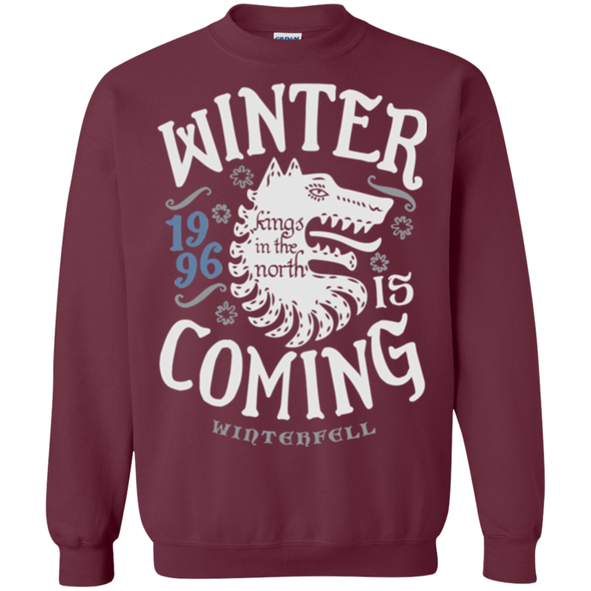 Sweatshirts Maroon / Small House in the North Crewneck Sweatshirt