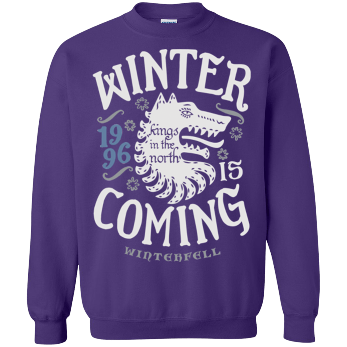 Sweatshirts Purple / Small House in the North Crewneck Sweatshirt
