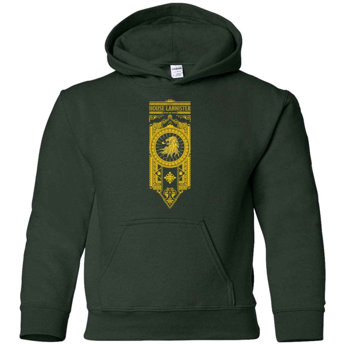 Sweatshirts Forest Green / YS House Lannister (1) Youth Hoodie
