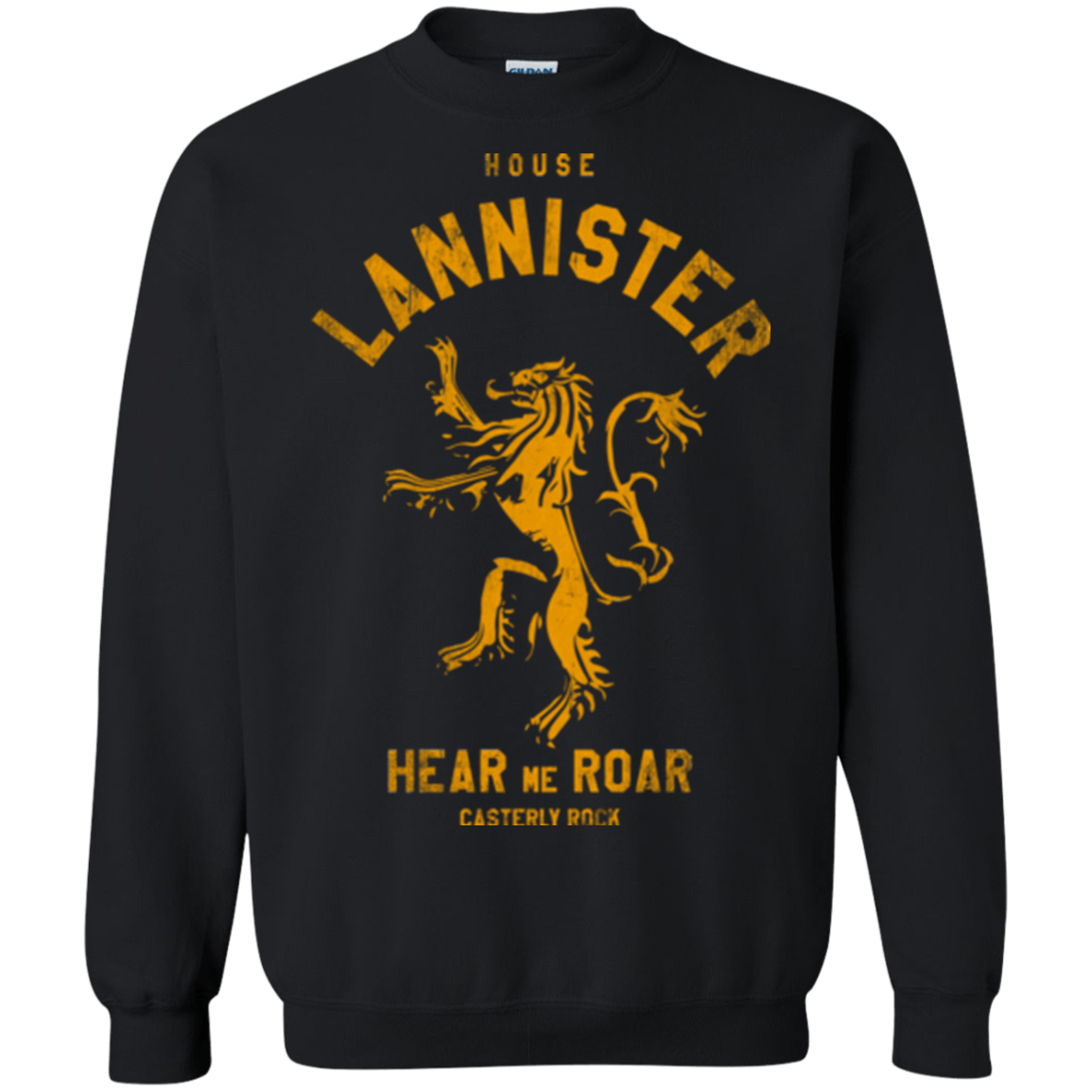 Sweatshirts Black / Small House Lannister Crewneck Sweatshirt
