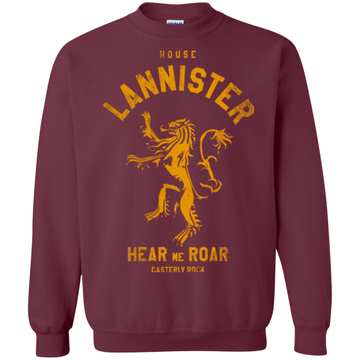Sweatshirts Maroon / Small House Lannister Crewneck Sweatshirt