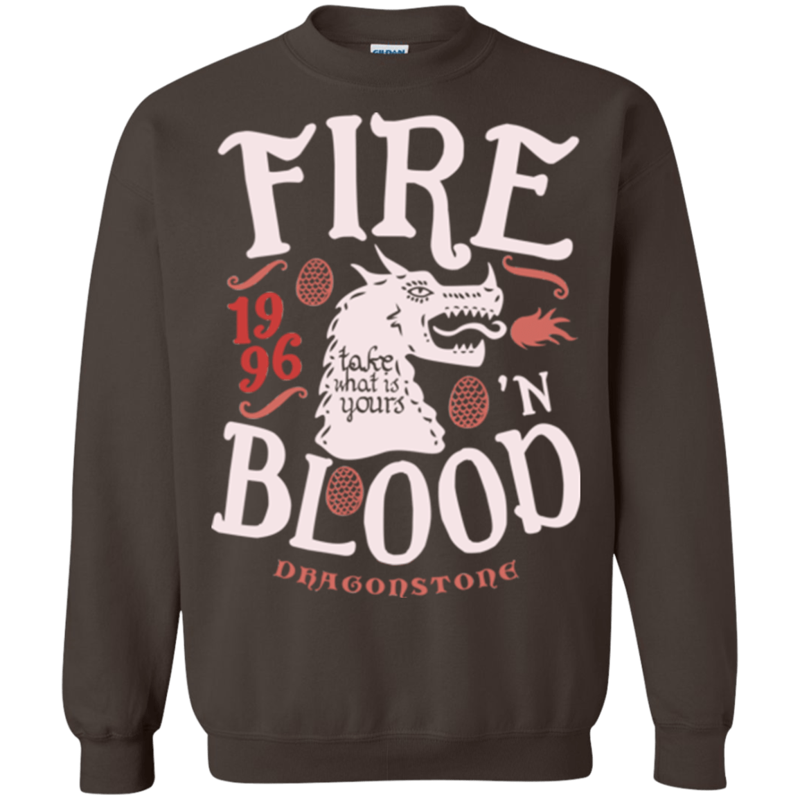 Sweatshirts Dark Chocolate / Small House of Dragons Crewneck Sweatshirt