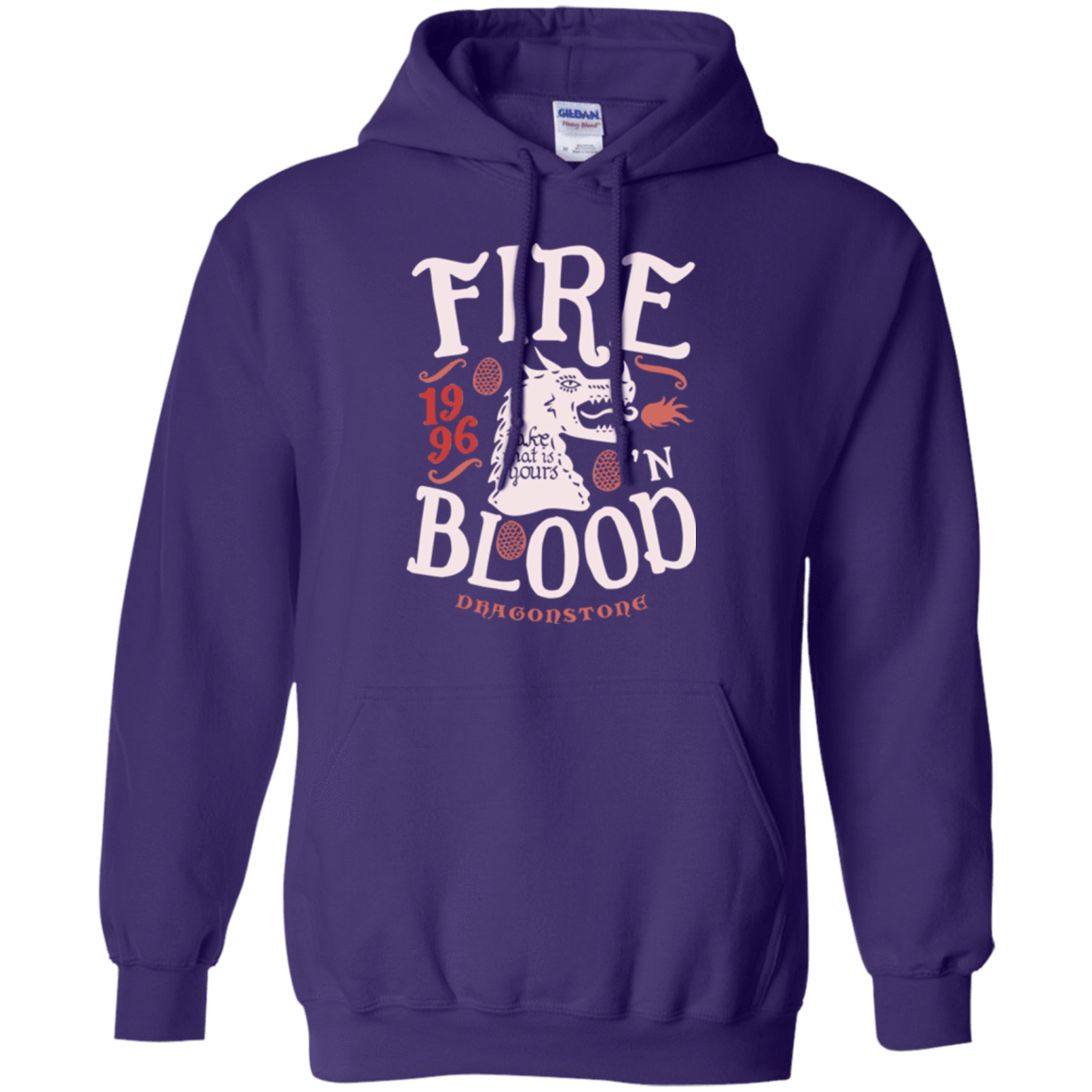 Sweatshirts Purple / Small House of Dragons Pullover Hoodie