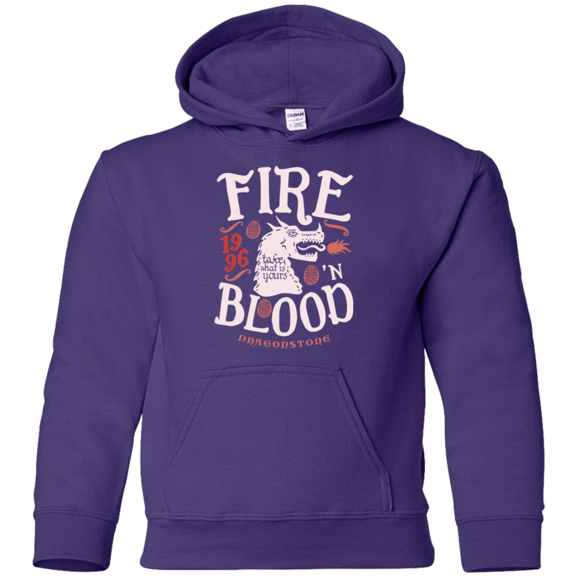 Sweatshirts Purple / YS House of Dragons Youth Hoodie