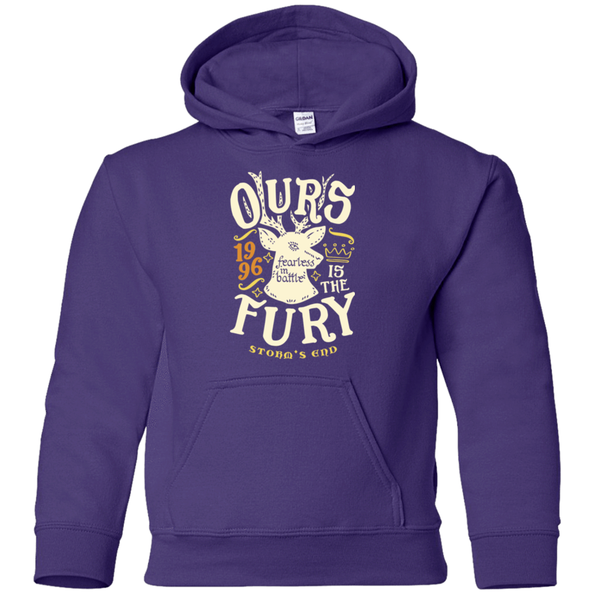 Sweatshirts Purple / YS House of Fury Youth Hoodie