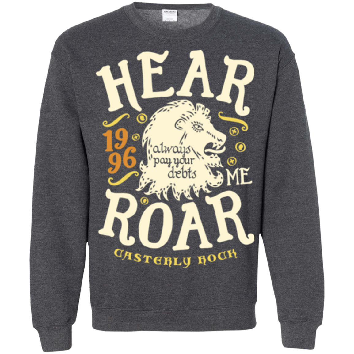 Sweatshirts Dark Heather / Small House of Lions Crewneck Sweatshirt