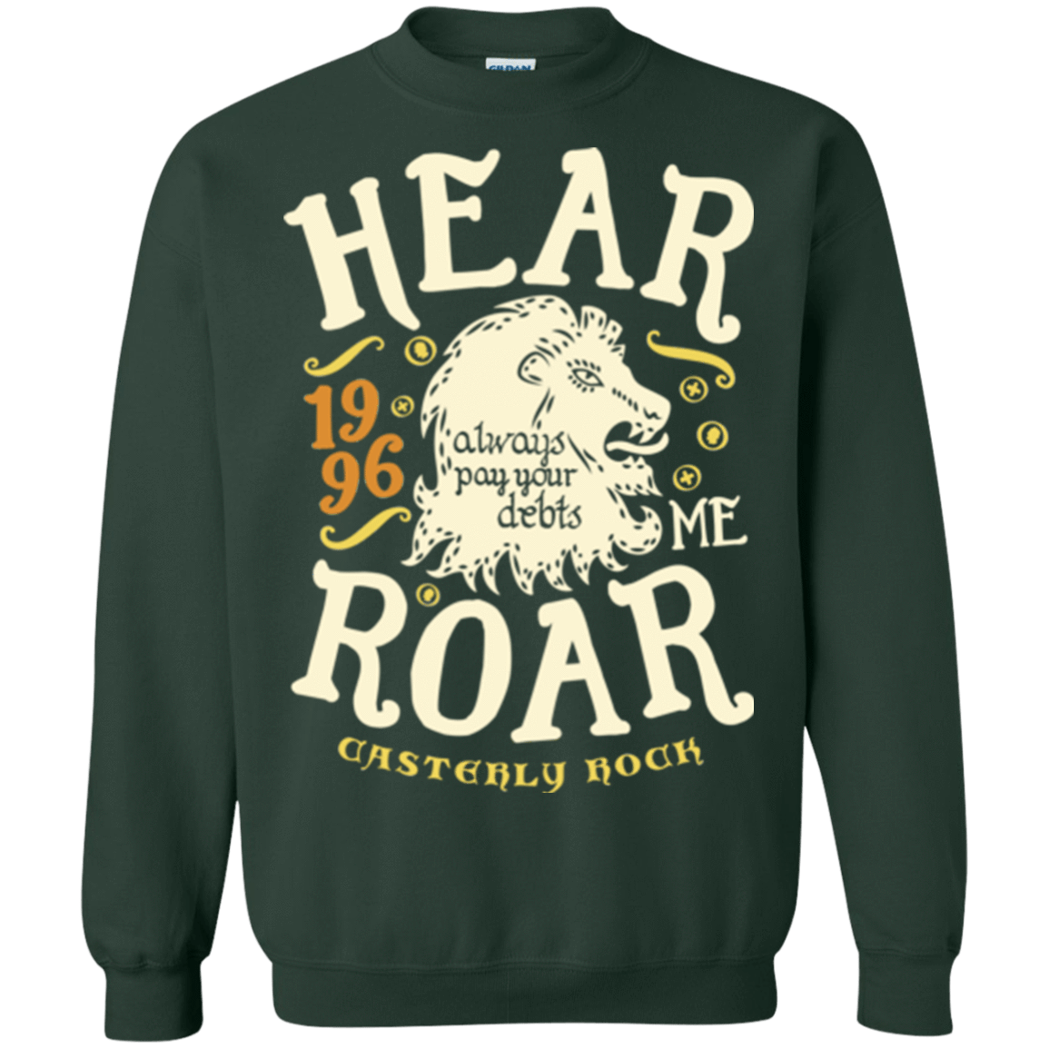 Sweatshirts Forest Green / Small House of Lions Crewneck Sweatshirt