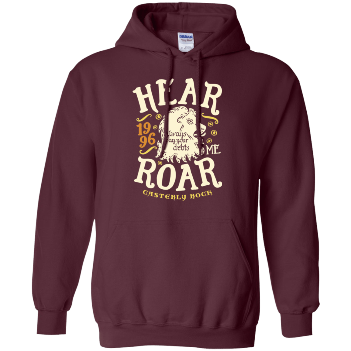 Sweatshirts Maroon / Small House of Lions Pullover Hoodie