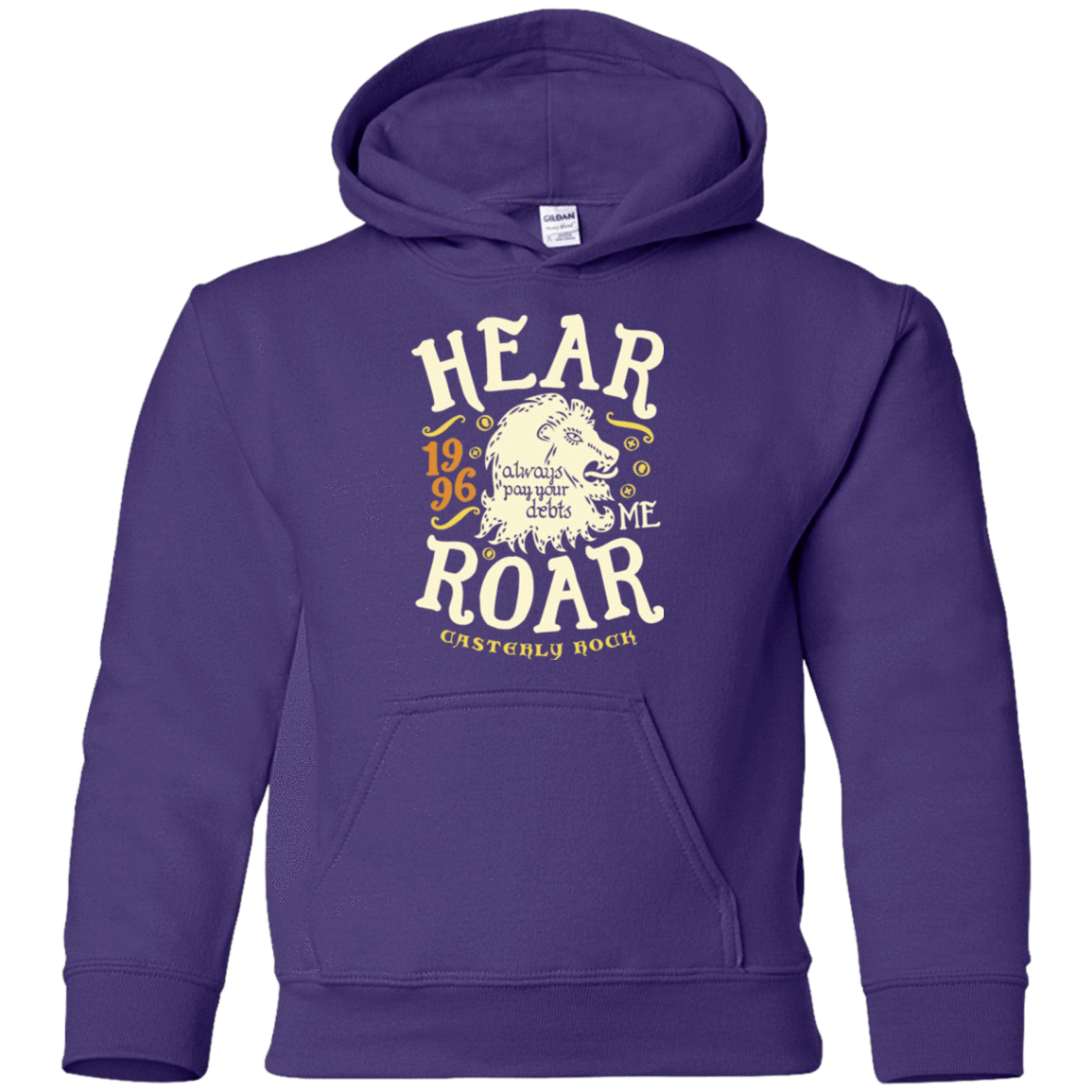 Sweatshirts Purple / YS House of Lions Youth Hoodie