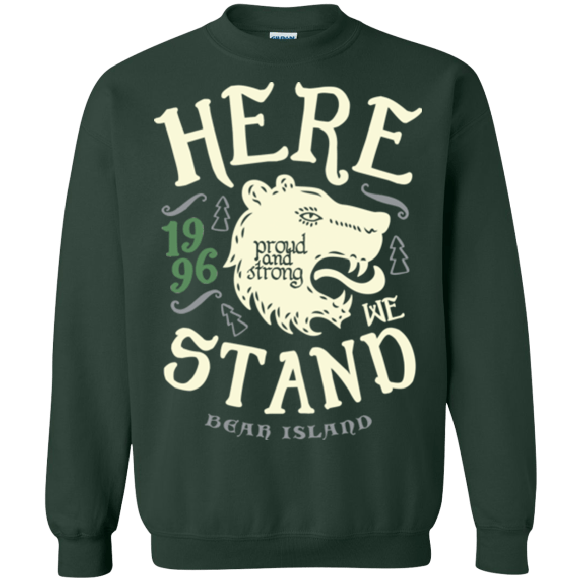 Sweatshirts Forest Green / Small House of Proud Crewneck Sweatshirt