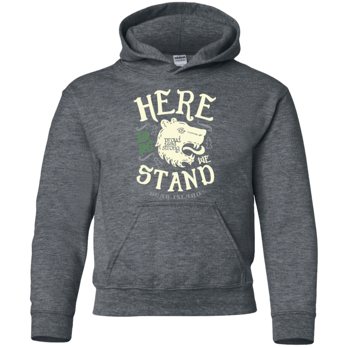 Sweatshirts Dark Heather / YS House of Proud Youth Hoodie