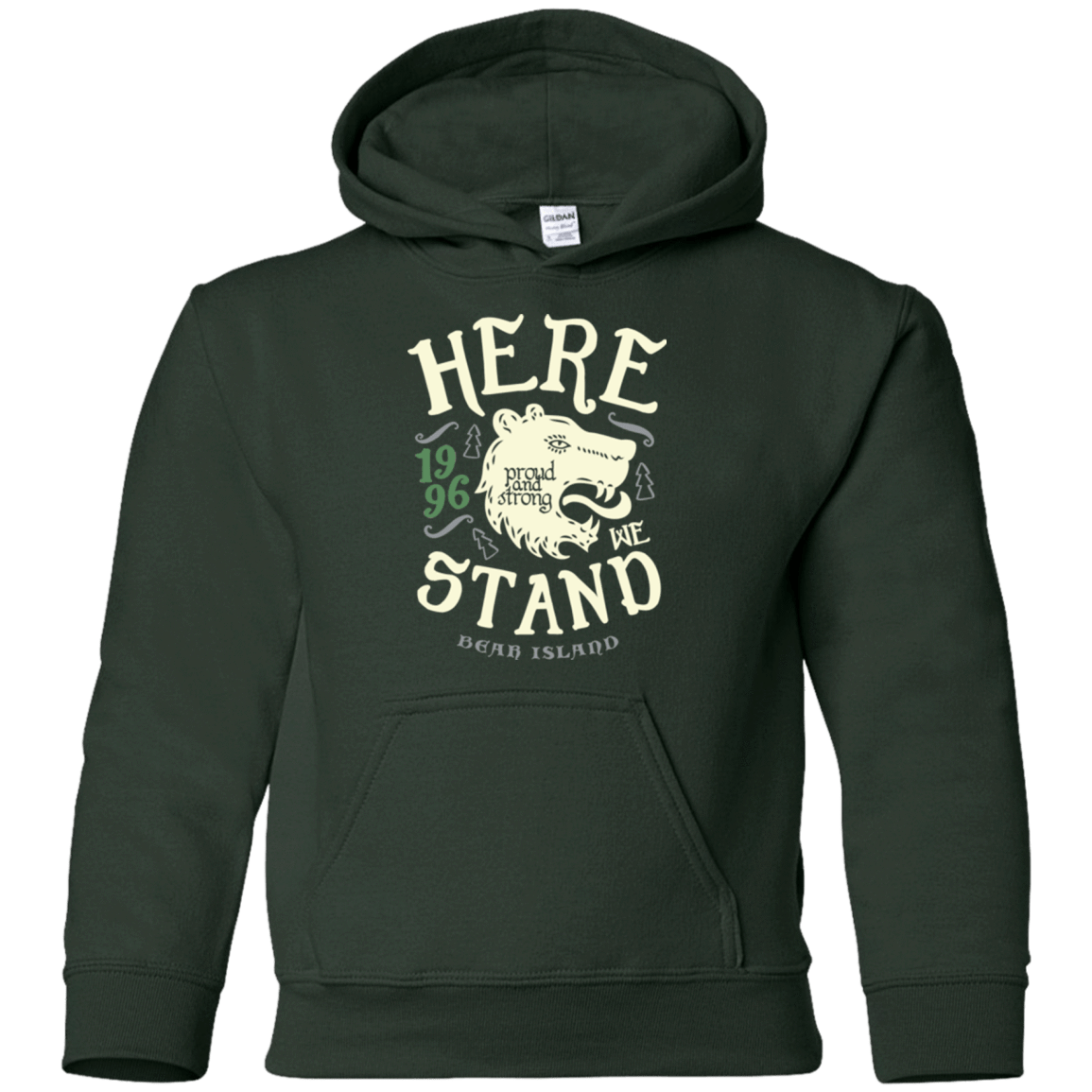 Sweatshirts Forest Green / YS House of Proud Youth Hoodie