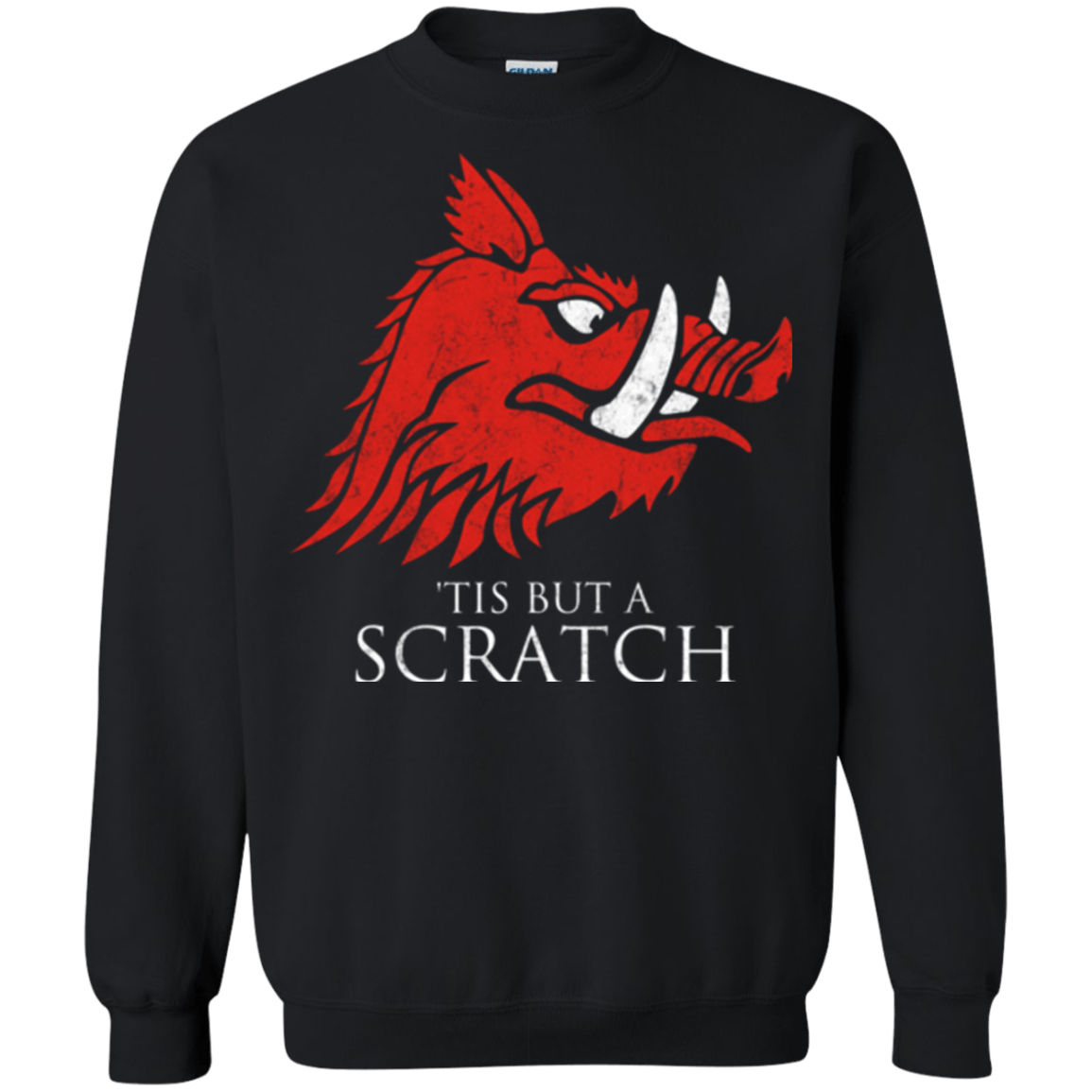 Sweatshirts Black / Small House Scratch Crewneck Sweatshirt