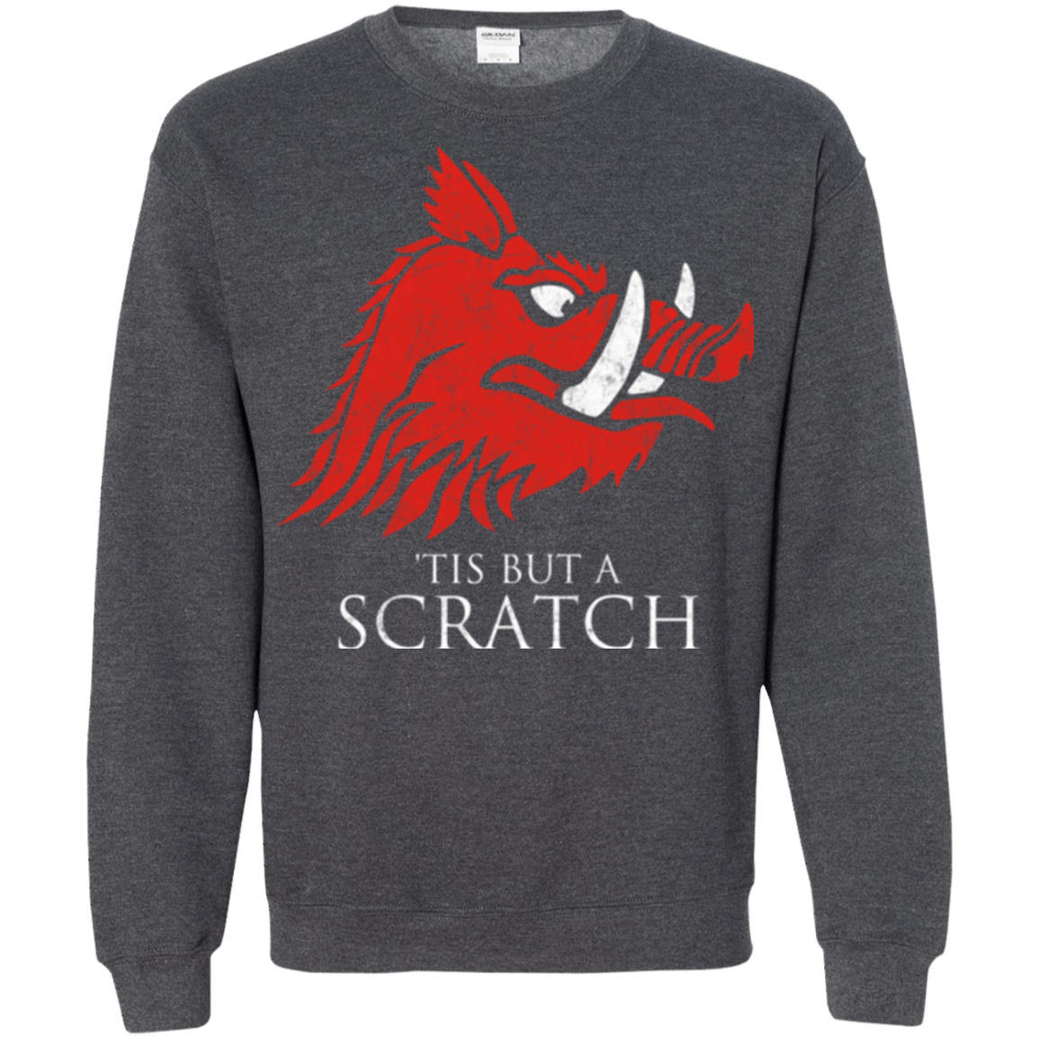 Sweatshirts Dark Heather / Small House Scratch Crewneck Sweatshirt