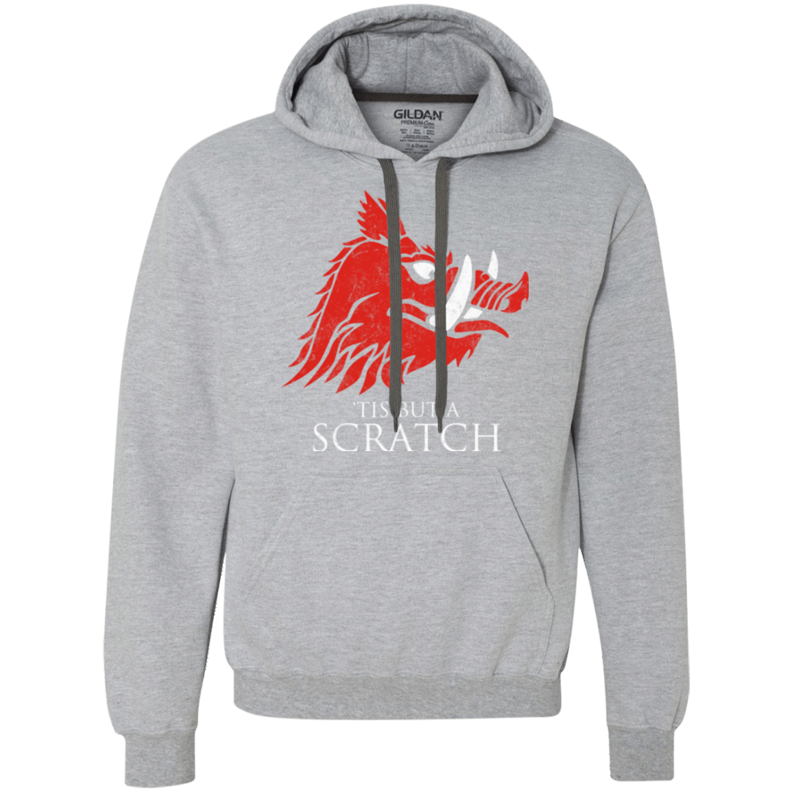 Sweatshirts Sport Grey / Small House Scratch Premium Fleece Hoodie