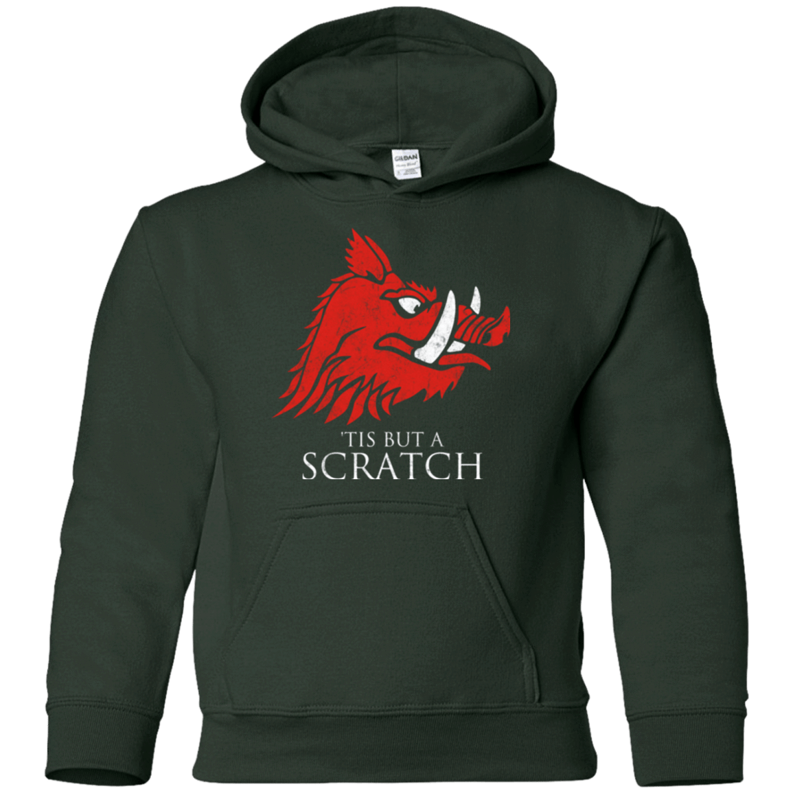 Sweatshirts Forest Green / YS House Scratch Youth Hoodie