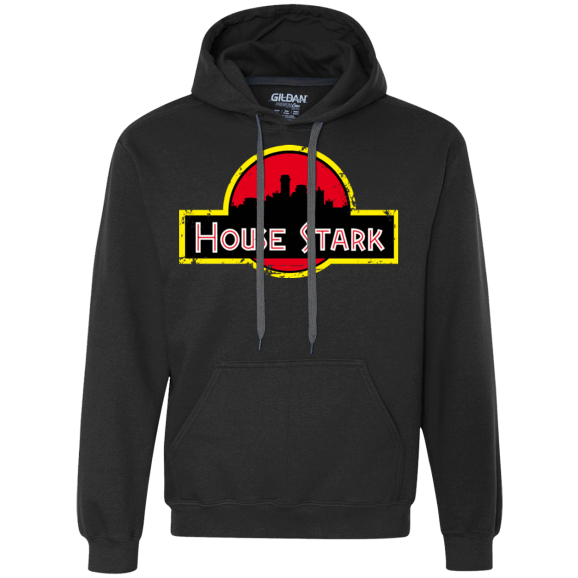 Sweatshirts Black / Small House Stark Premium Fleece Hoodie