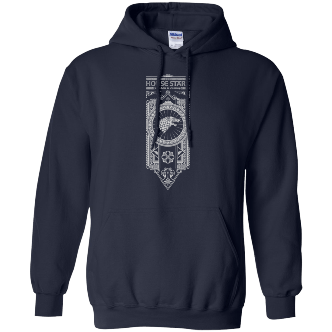 Sweatshirts Navy / Small House Stark White Pullover Hoodie