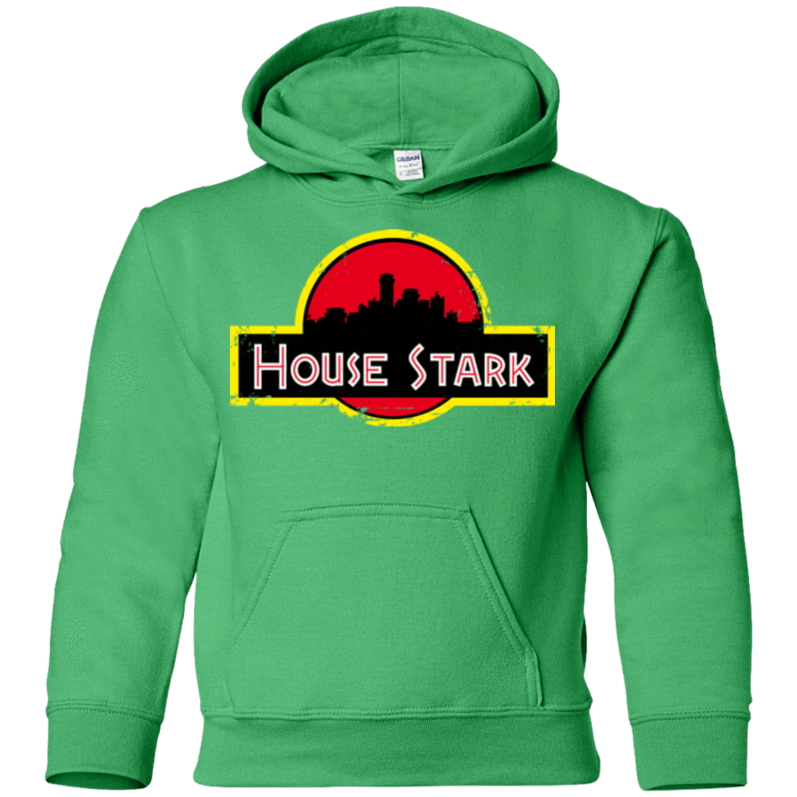 Sweatshirts Irish Green / YS House Stark Youth Hoodie
