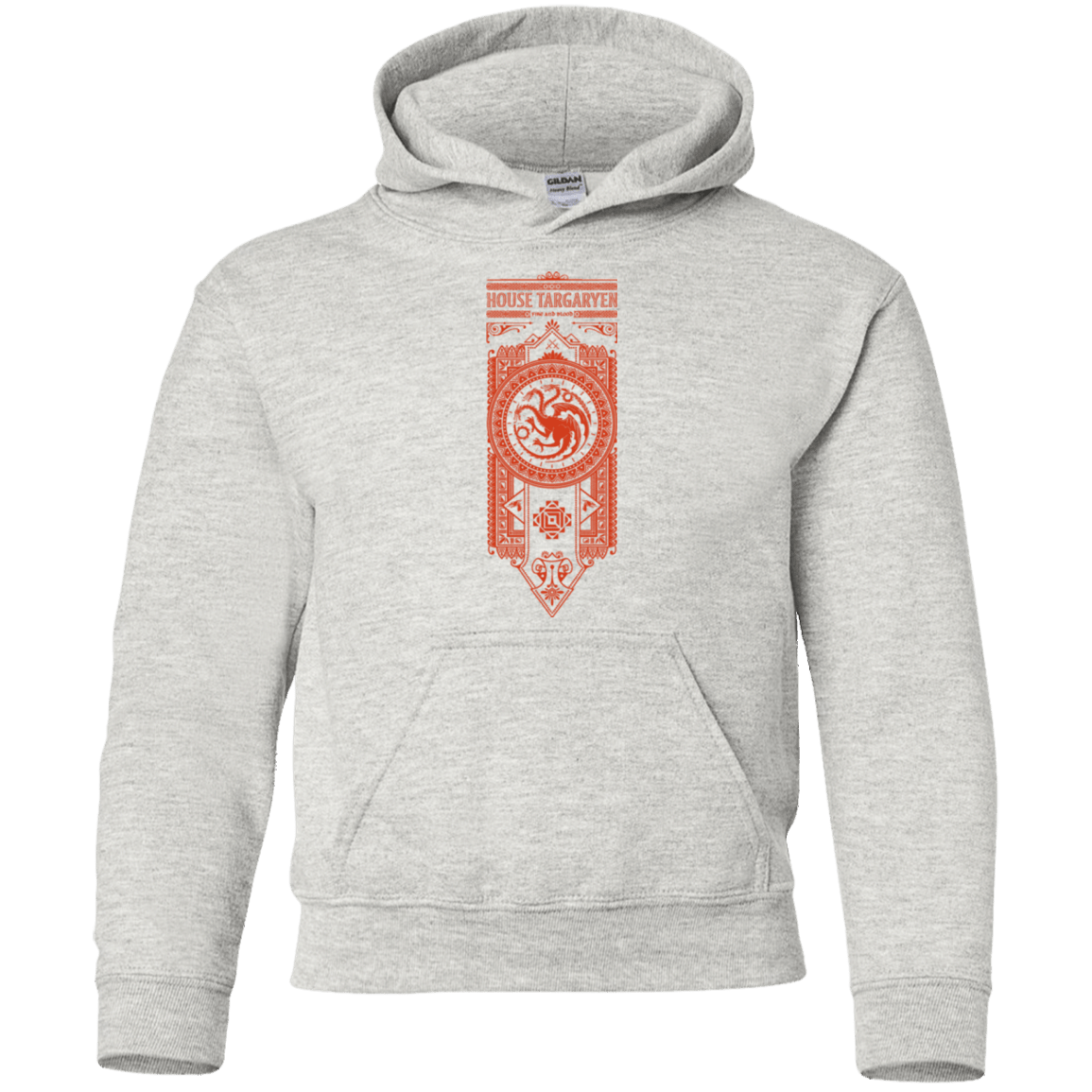 Sweatshirts Ash / YS House Targaryen Youth Hoodie