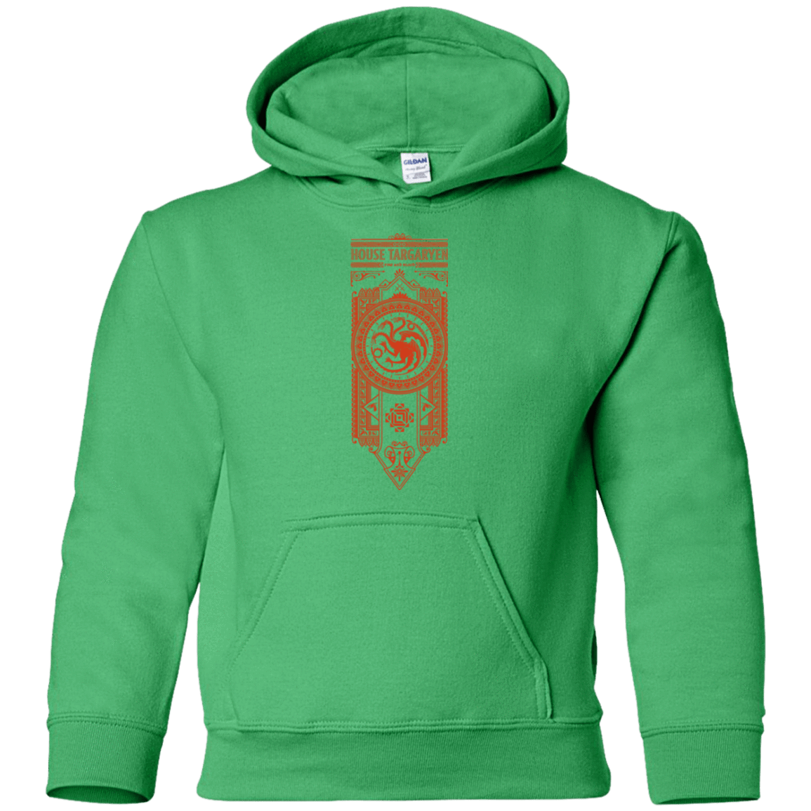 Sweatshirts Irish Green / YS House Targaryen Youth Hoodie