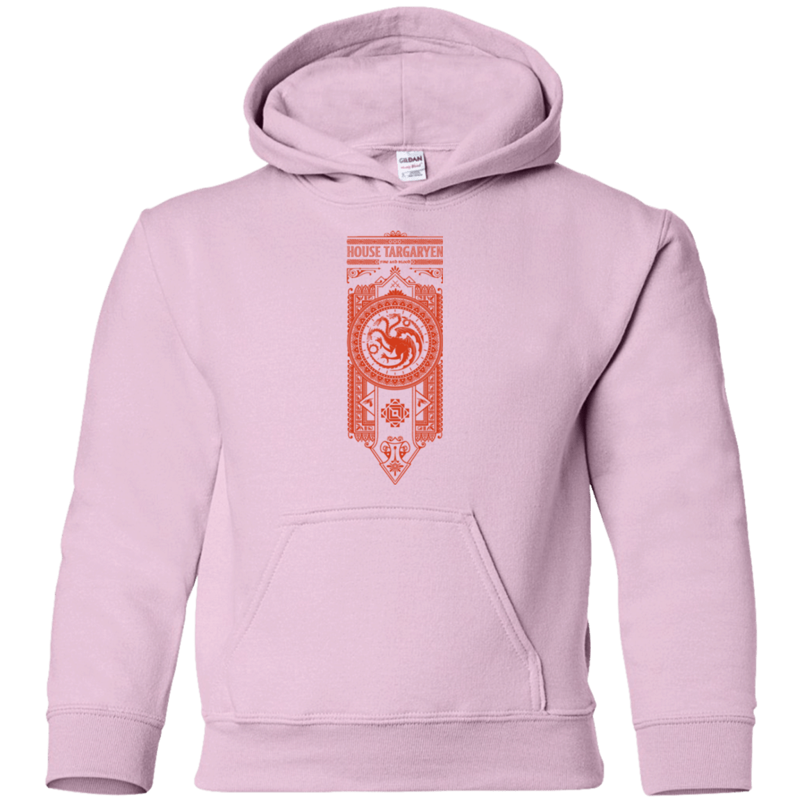 Sweatshirts Light Pink / YS House Targaryen Youth Hoodie