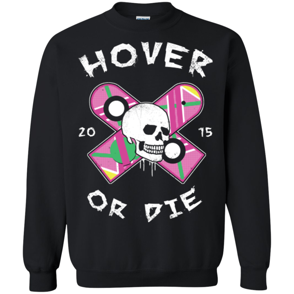 Sweatshirts Black / Small Hover Or Die Crewneck Sweatshirt