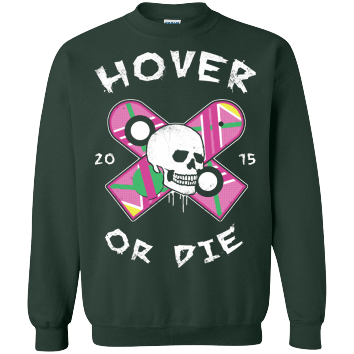 Sweatshirts Forest Green / Small Hover Or Die Crewneck Sweatshirt