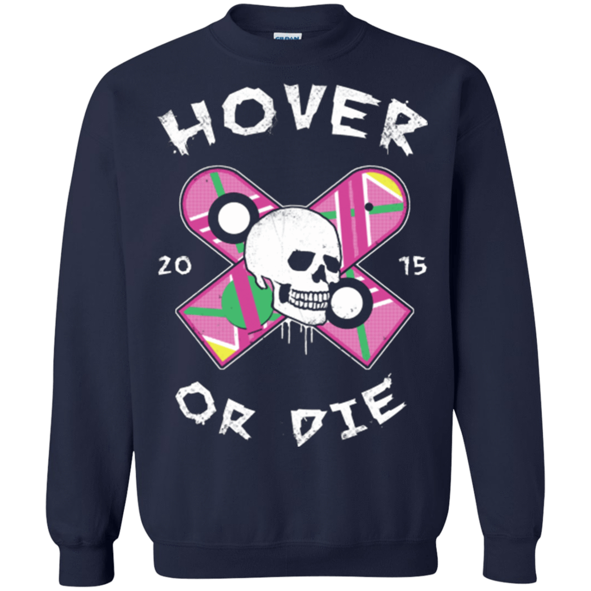 Sweatshirts Navy / Small Hover Or Die Crewneck Sweatshirt