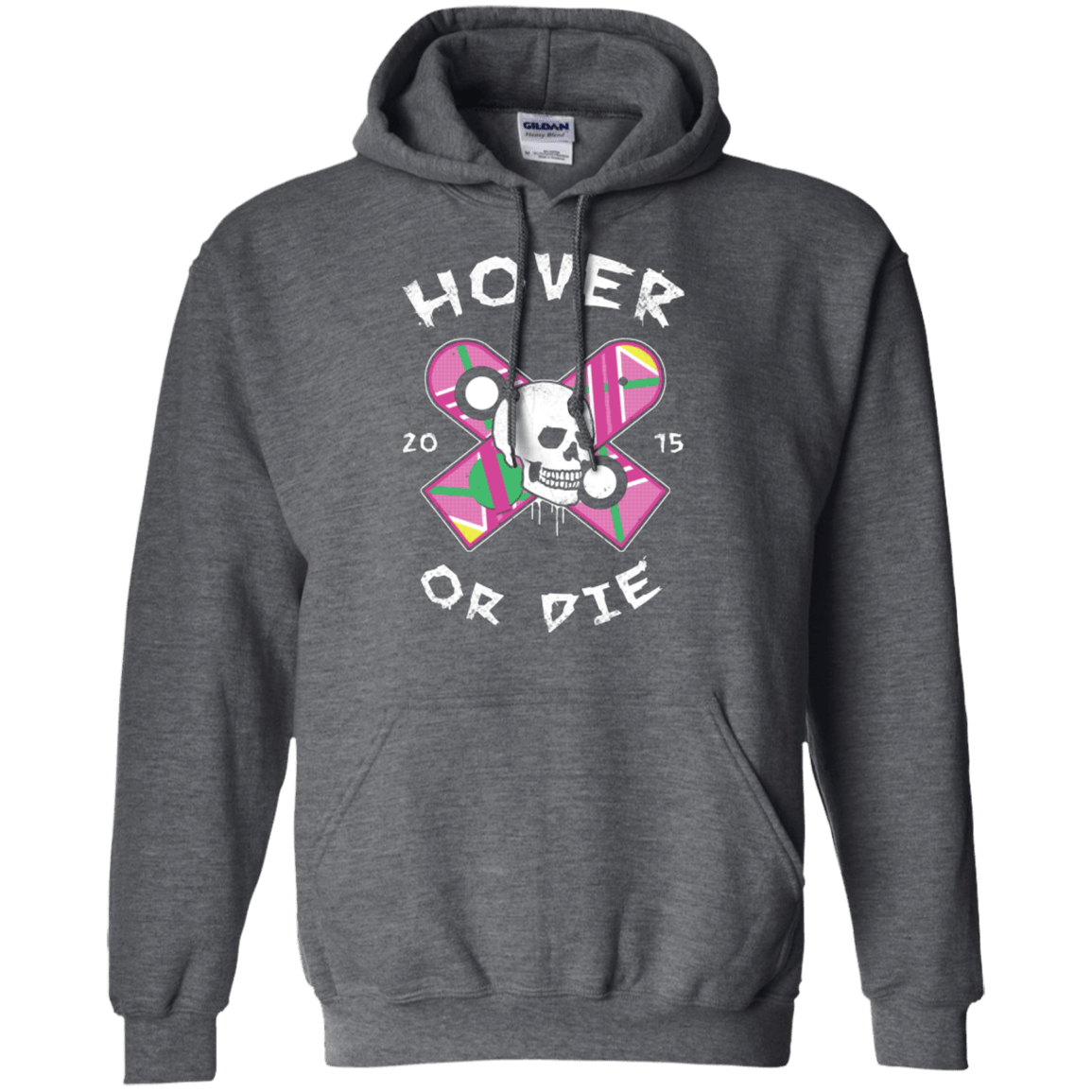 Sweatshirts Dark Heather / Small Hover Or Die Pullover Hoodie