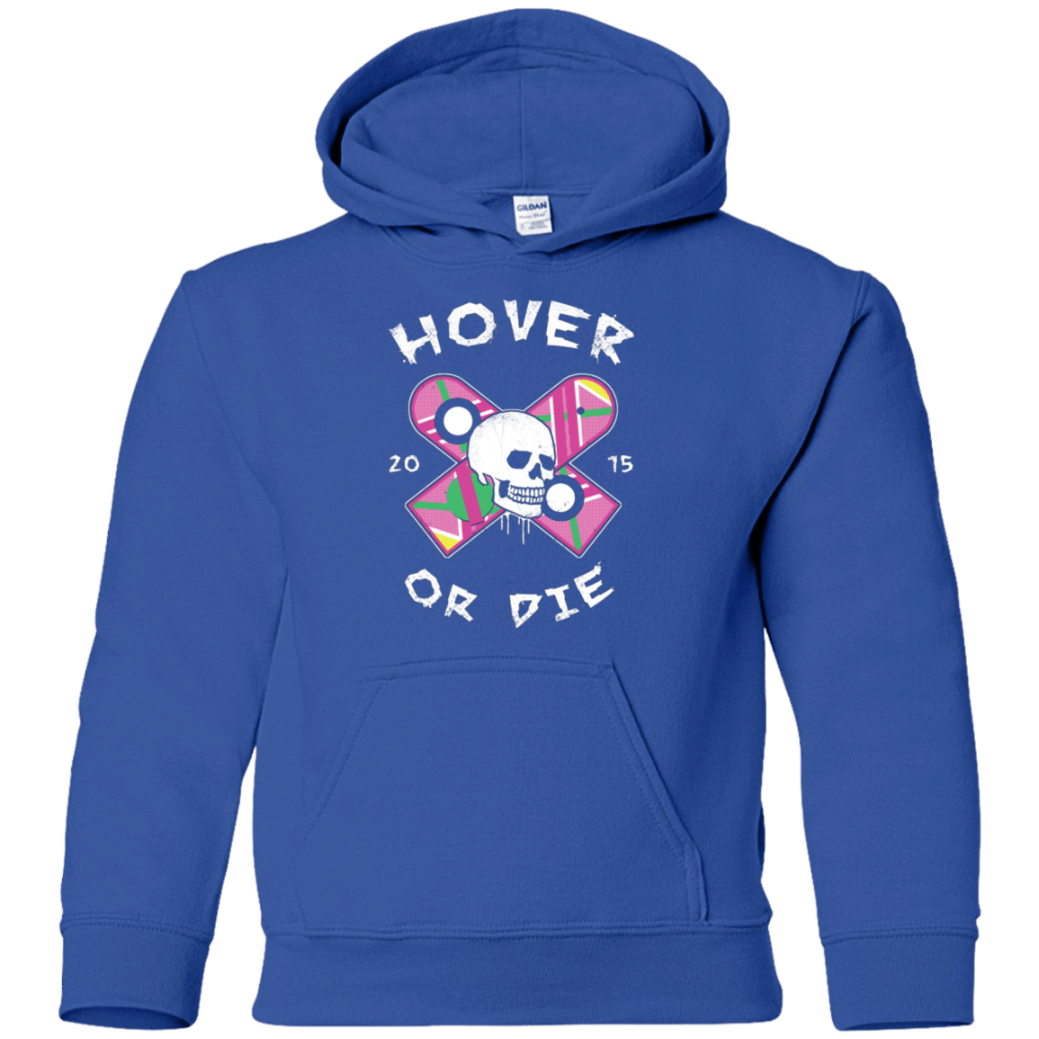 Sweatshirts Royal / YS Hover Or Die Youth Hoodie
