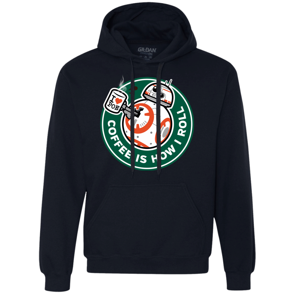 Sweatshirts Navy / Small How I Roll Premium Fleece Hoodie