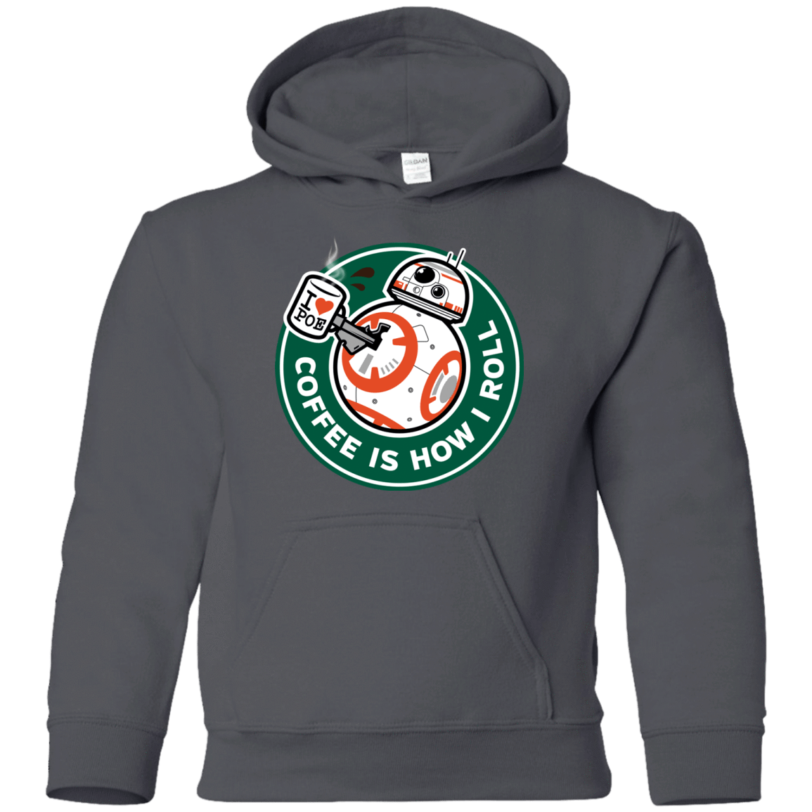 Sweatshirts Charcoal / YS How I Roll Youth Hoodie