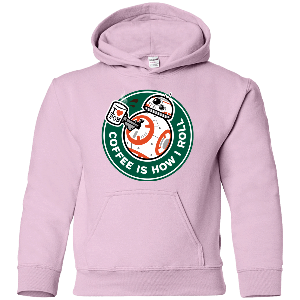 Sweatshirts Light Pink / YS How I Roll Youth Hoodie