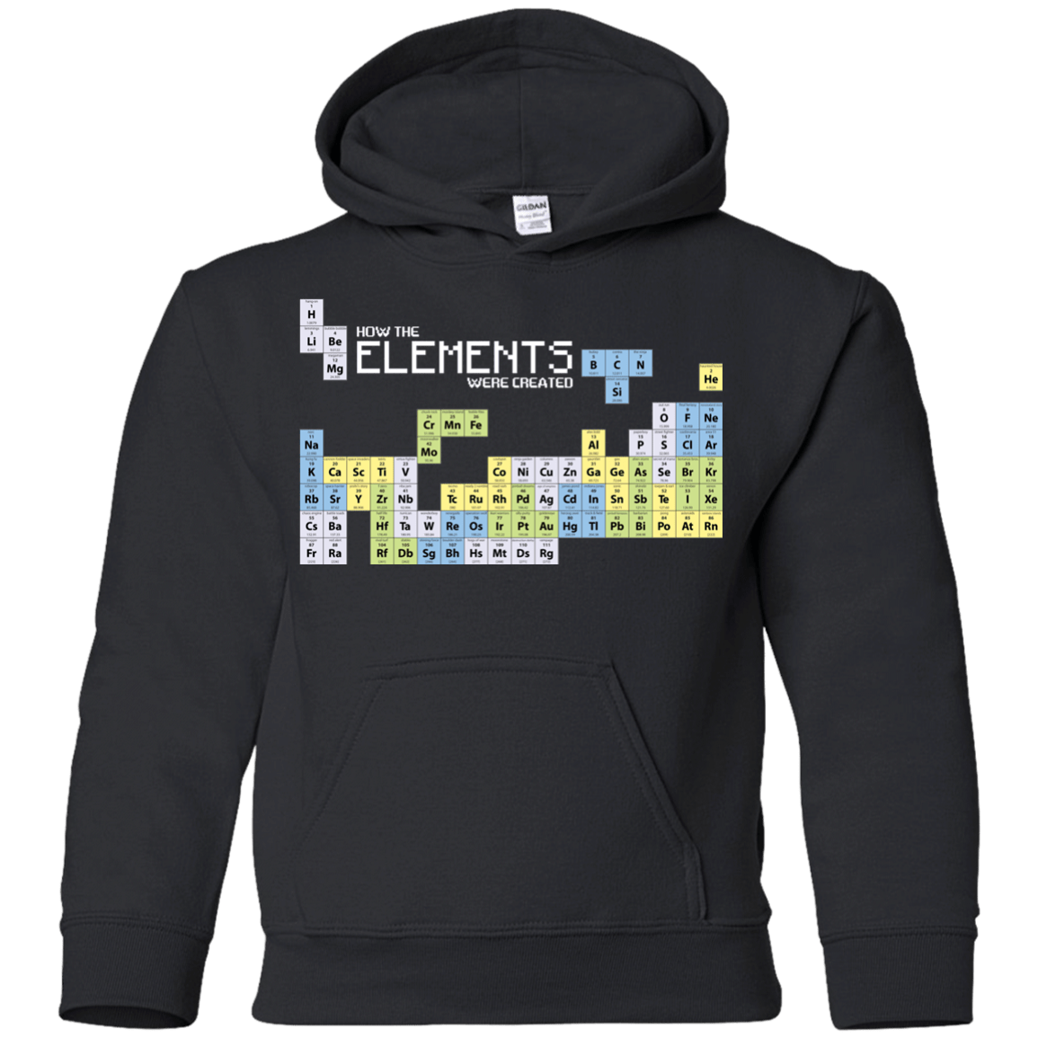 Sweatshirts Black / YS How The Elements Were Made Youth Hoodie