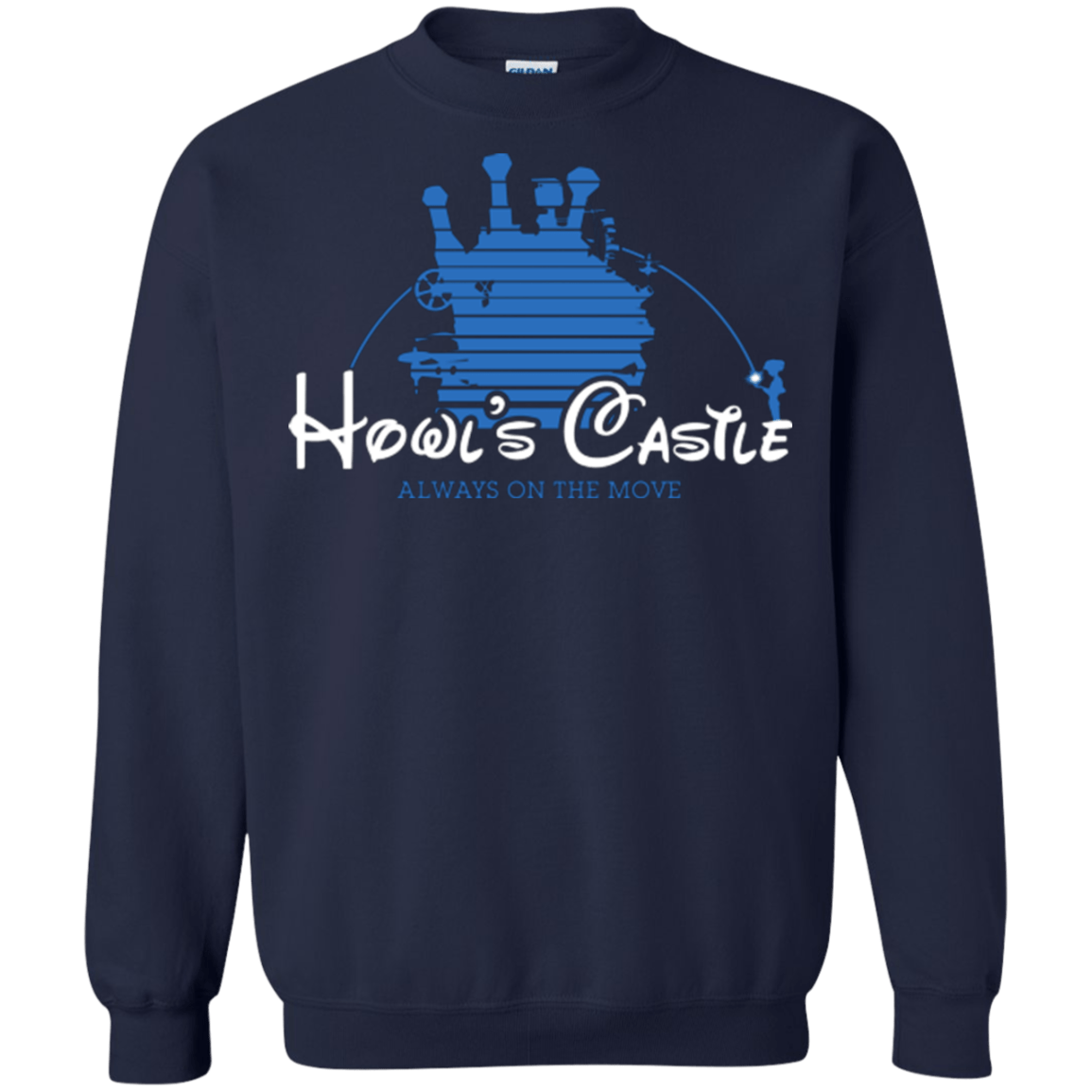 Sweatshirts Navy / Small Howl's Castle Crewneck Sweatshirt