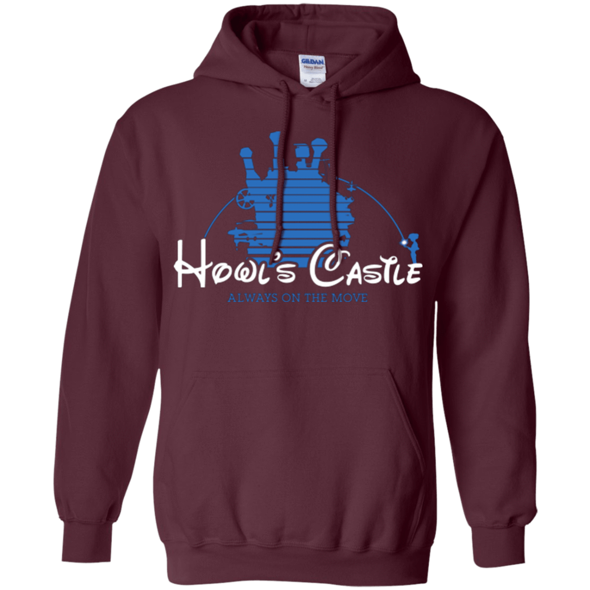 Sweatshirts Maroon / Small Howl's Castle Pullover Hoodie