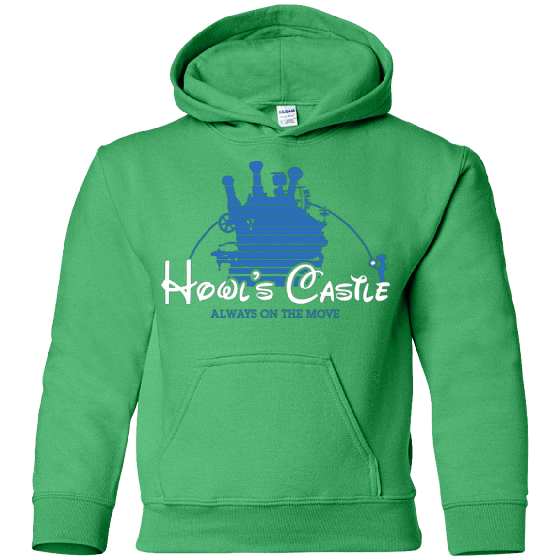 Sweatshirts Irish Green / YS Howl's Castle Youth Hoodie