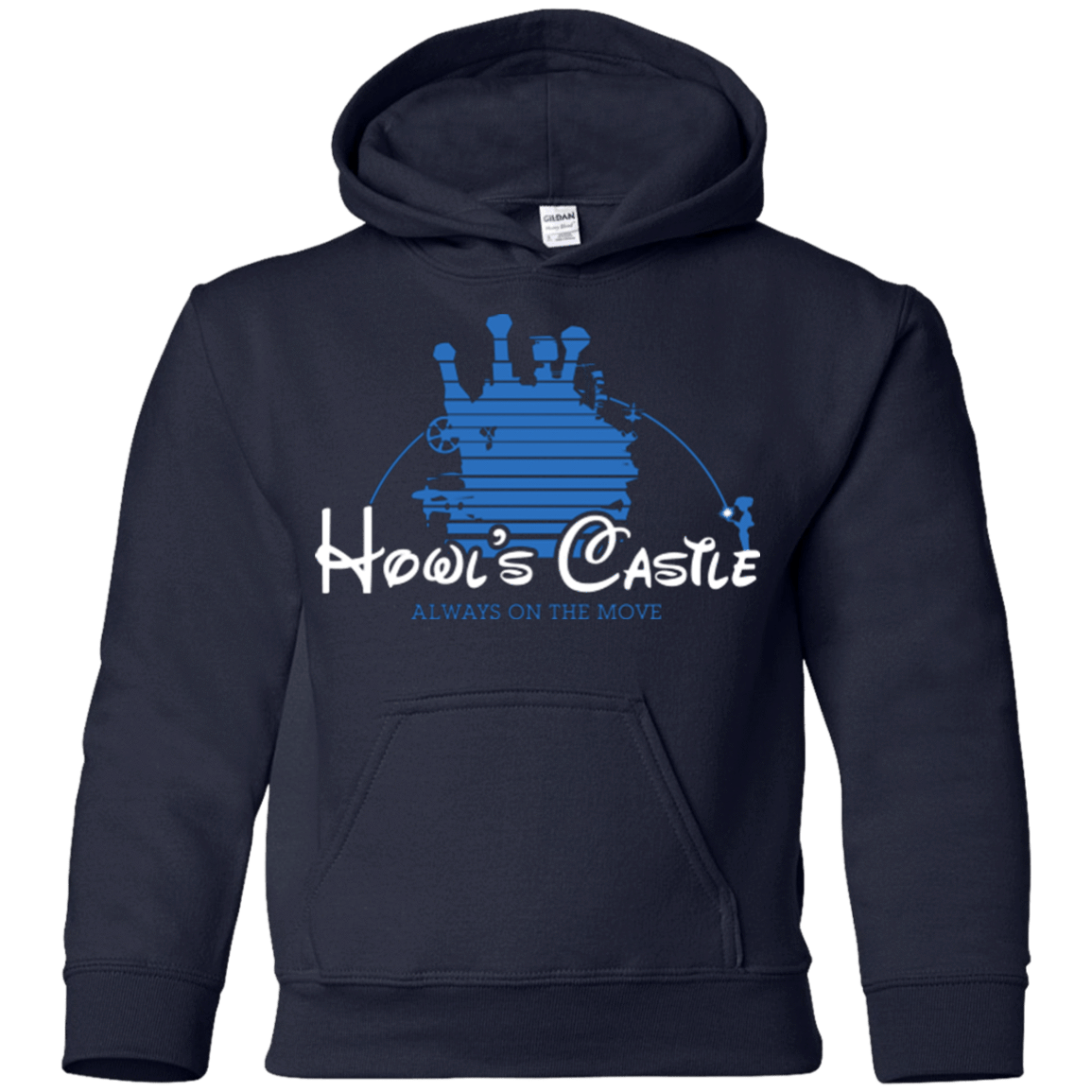 Sweatshirts Navy / YS Howl's Castle Youth Hoodie