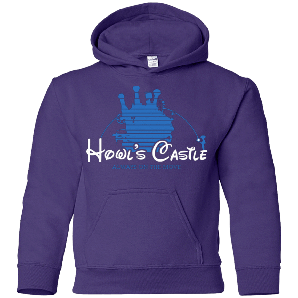 Sweatshirts Purple / YS Howl's Castle Youth Hoodie