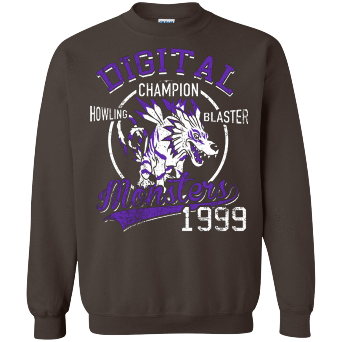 Sweatshirts Dark Chocolate / Small Howling Blaster Crewneck Sweatshirt