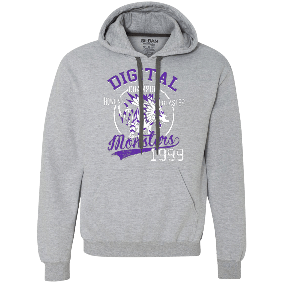 Sweatshirts Sport Grey / Small Howling Blaster Premium Fleece Hoodie