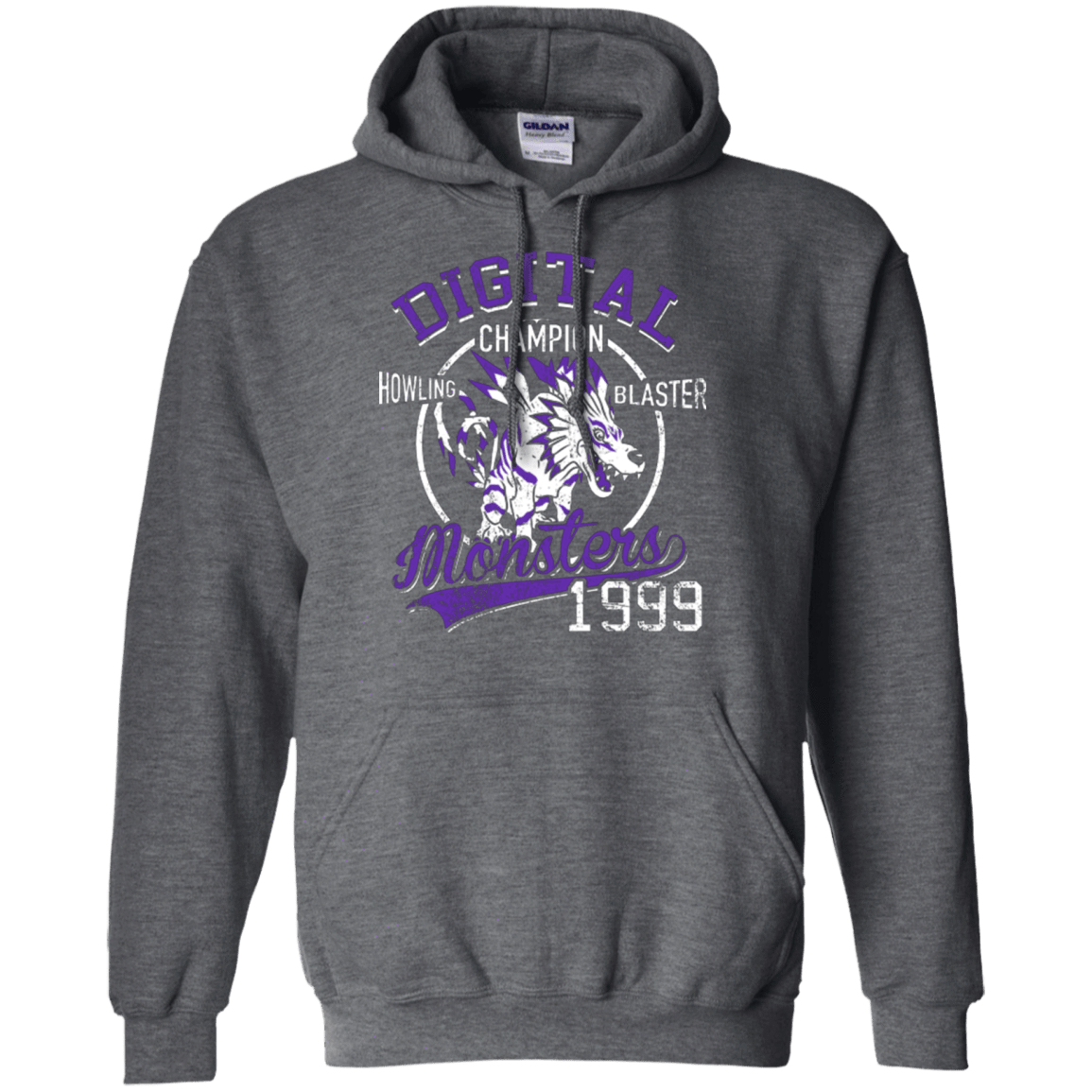 Sweatshirts Dark Heather / Small Howling Blaster Pullover Hoodie